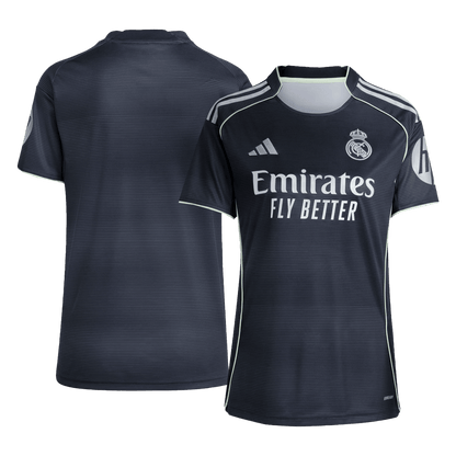 Dames Real Madrid Uitshirt 2025/26 Marineblauw