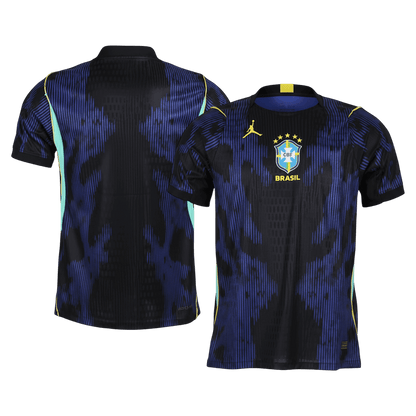 Brésil Extérieur Maillot Coupe du Monde 2026 Bleu marine