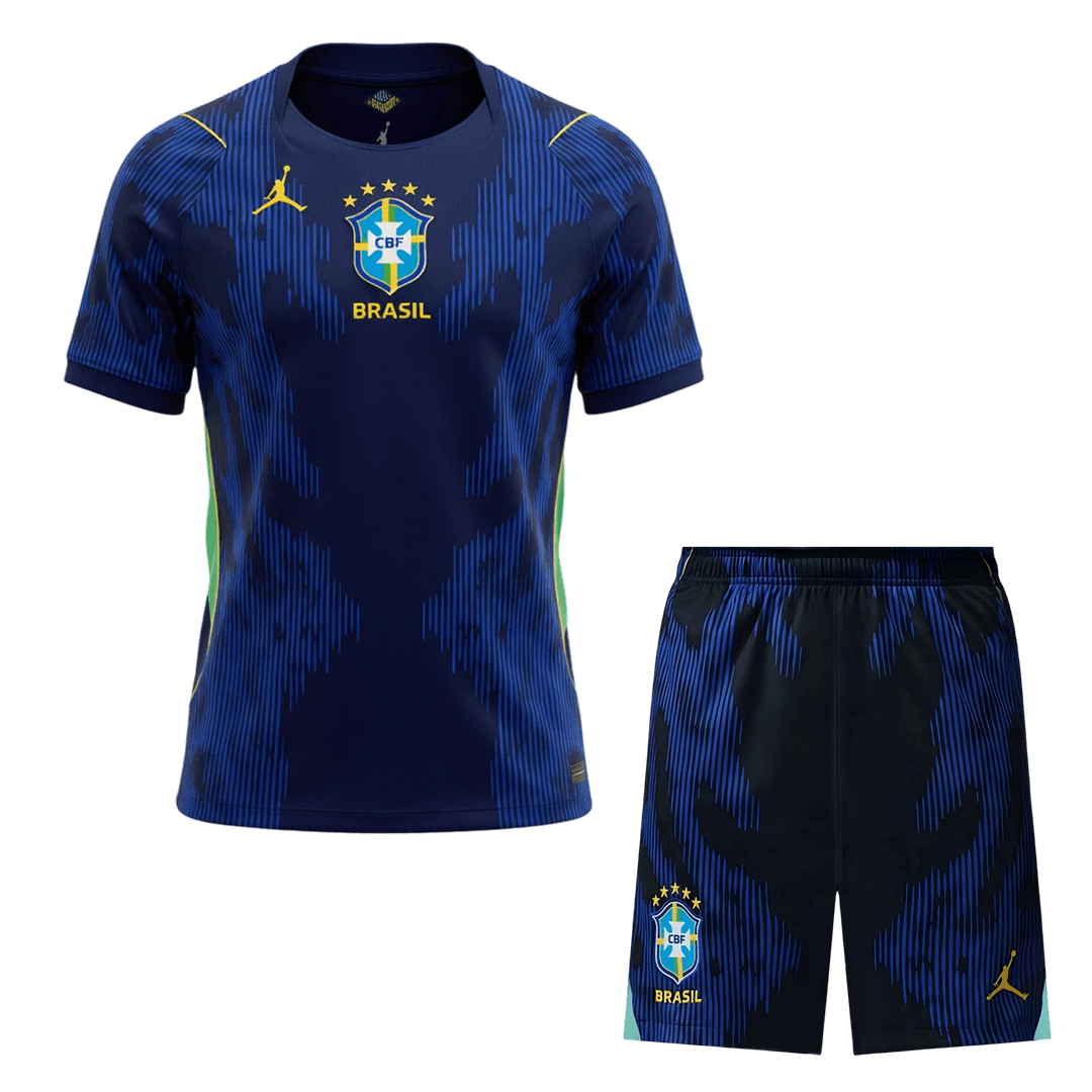 Brazilië Uitshirt Tenue - Wereldkampioenschap 2026 Blauw