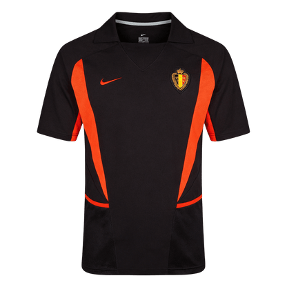 Retro Belgique Extérieur Maillot 2002 Noir