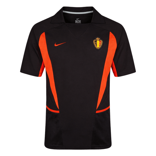 Retro Belgique Extérieur Maillot 2002 Noir