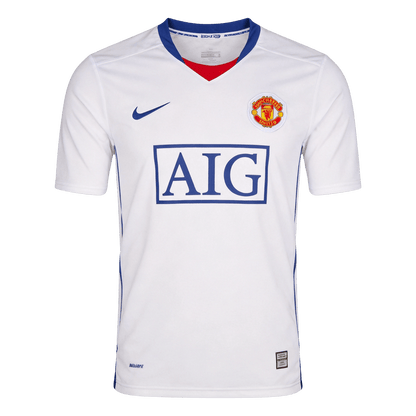 Retro Manchester United Uitshirt 2008/09 Wit
