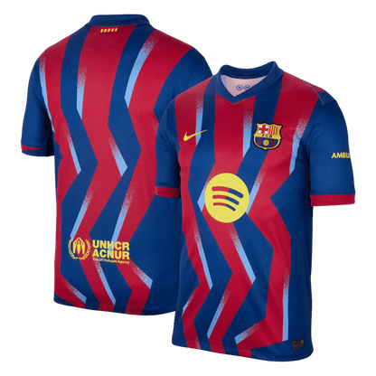 Barcelona Vierde Shirt 2025/26 Rood&Blauw