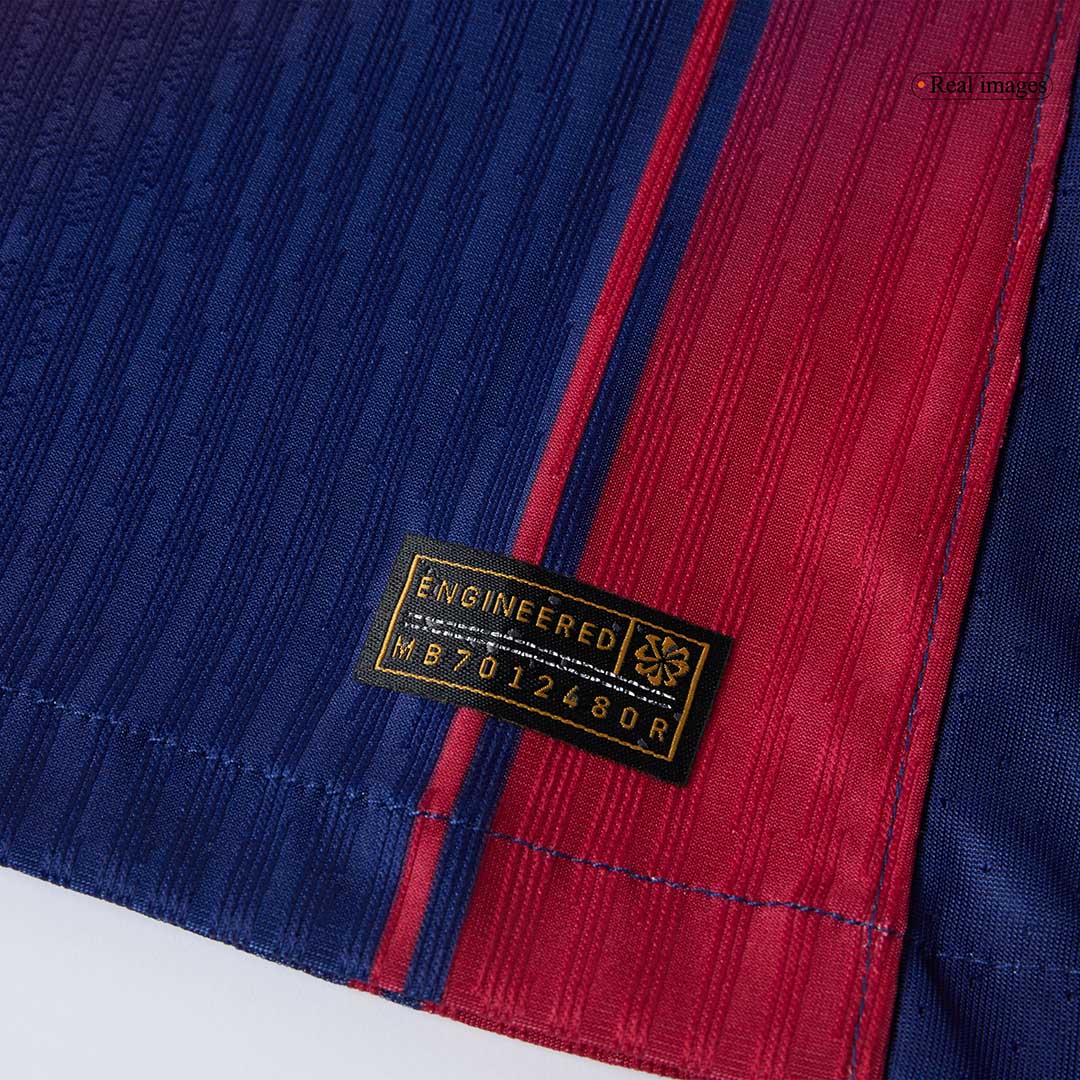 F.DE JONG #21 Barcelone Domicile Maillot 2025/26 Authentique - UCL
