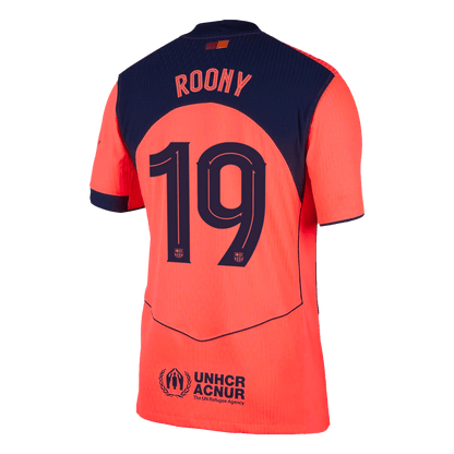 ROONY #19 Barcelona Derde Shirt 2025/26 Oranje Speler - UCL