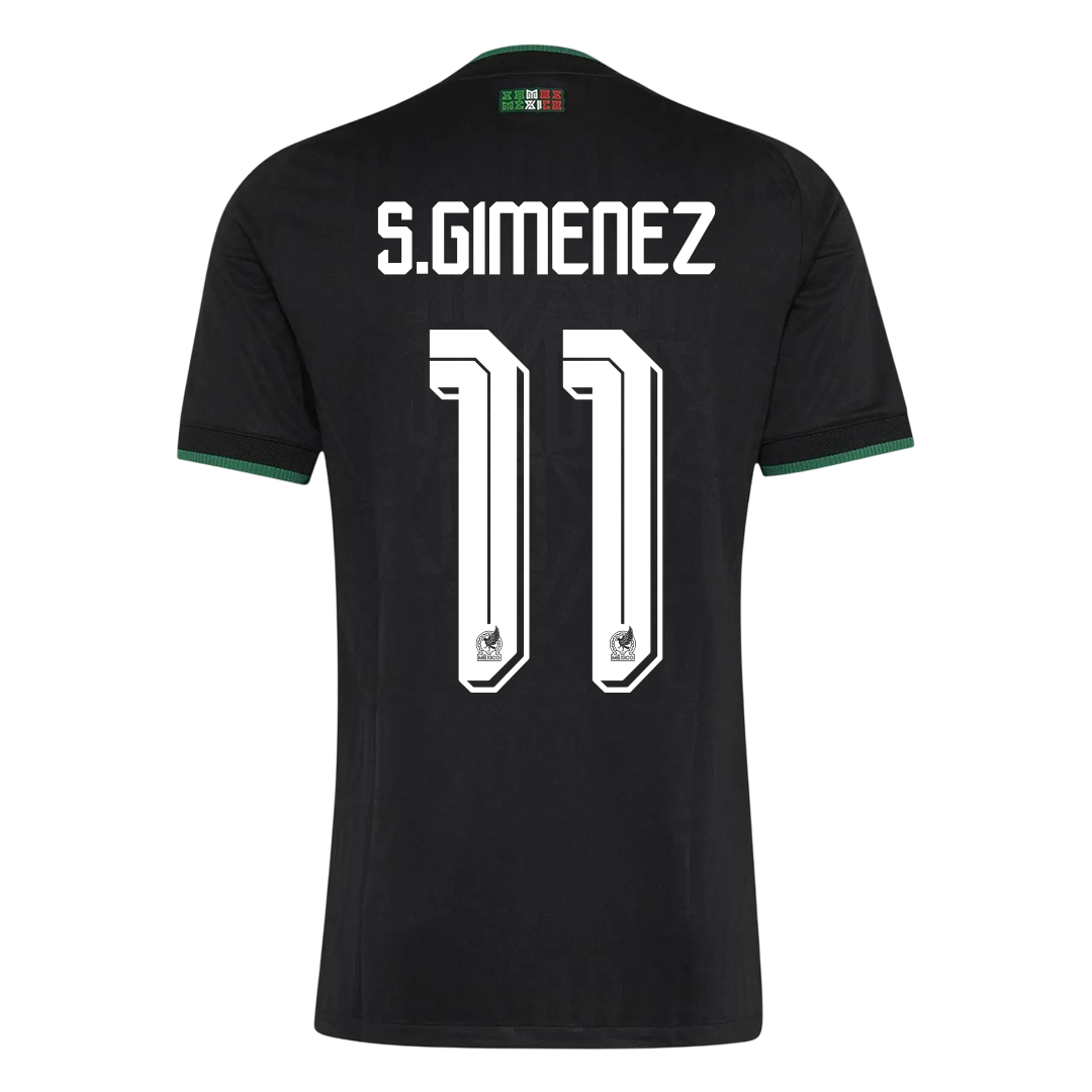 S.GIMENEZ #11 Mexique Third Maillot - Coupe du Monde 2026 Noir Joueur