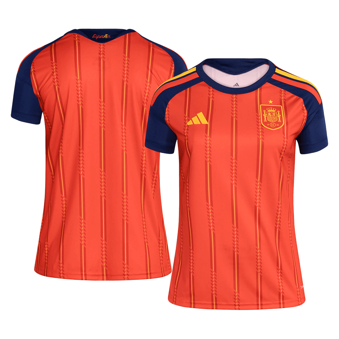 Femme Espagne Domicile Maillot - Coupe du Monde 2026 Rouge