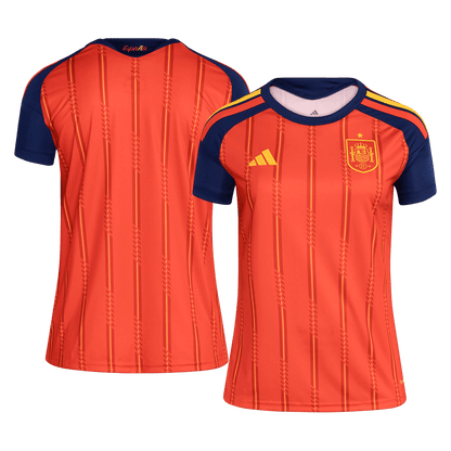 Femme Espagne Domicile Maillot - Coupe du Monde 2026 Rouge