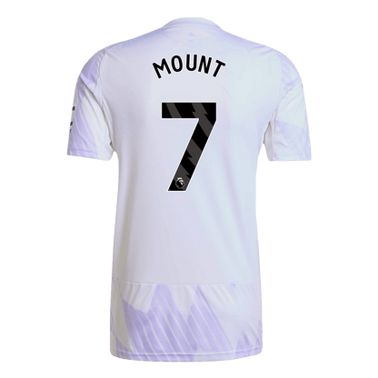 MOUNT #7 Manchester United Extérieur Maillot 2025/26 Blanc