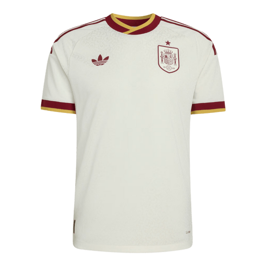 Espagne Extérieur Maillot - Coupe du Monde 2026 Blanc Joueur