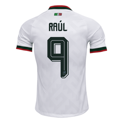 RAÚL #9 Mexique Extérieur Maillot - Coupe du Monde 2026 Blanc Joueur