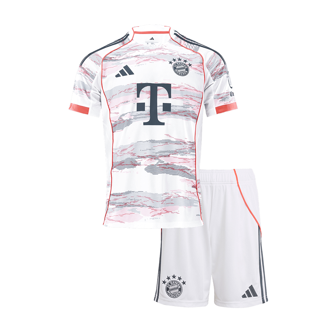 Munich Extérieur Maillot Kit 2025/26 Enfant Blanc